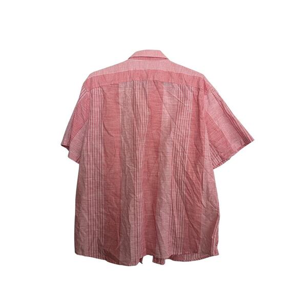 Perry Ellis Men's Salmon Pink Portfolio City Fit Button-down Shirt Size XXL - Picture 3 of 5